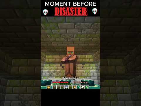 VILLAGER'S SPEEDRUN💀☠️💀#minecraft #gaming #memes #viralshorts