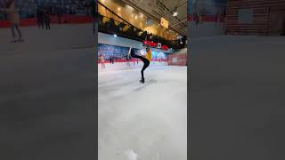 Slide ice skate freestyle  حركات توقف على الجليد عباس التركي