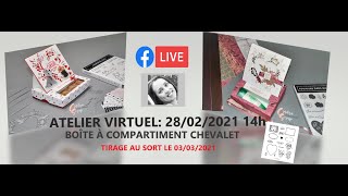 Tutoriel - Scrapbooking Boîte à compartiment chevalet 