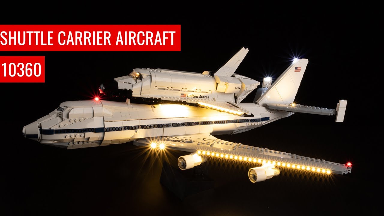 LEGO Shuttle Carrier Aircraft 10360 Light Kit