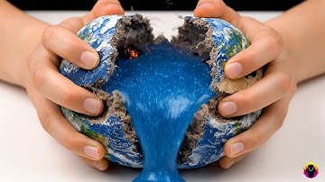 Squeezing and Crushing Fluffy Planets (Oddly Satisfying AI ASMR)