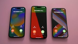 iPhone 13 Pro vs iPhone 14 Pro vs iPhone 14 Pro Max Incoming Calls