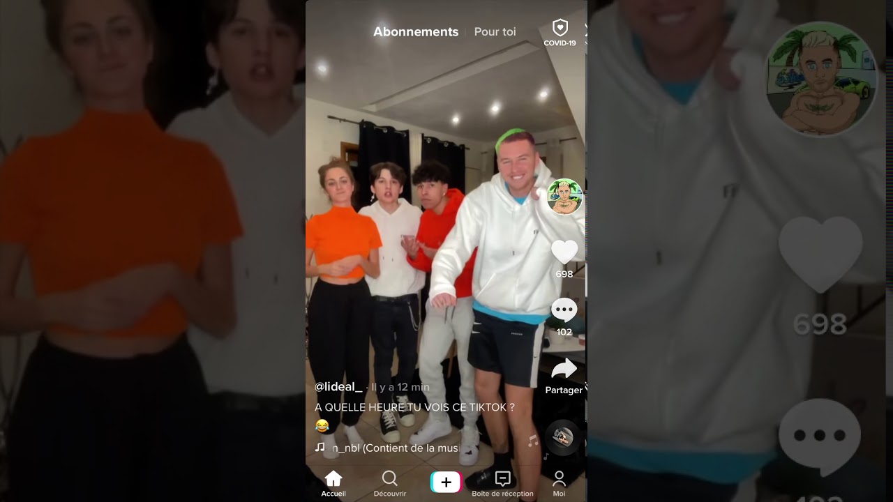 Nouveau TikTok de Lideal, Maouno et ...