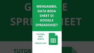 Mengambil data beda sheet di google spreadsheet #belajar #ilmu #tutorial
