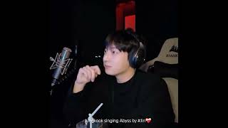 Jungkook singing Abyss by Jin #jinkook #jin #jungkook