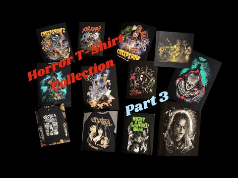 Horror T-Shirt Collection Part 3 - Elvira, Evil Dead 2, Creepshow x More!