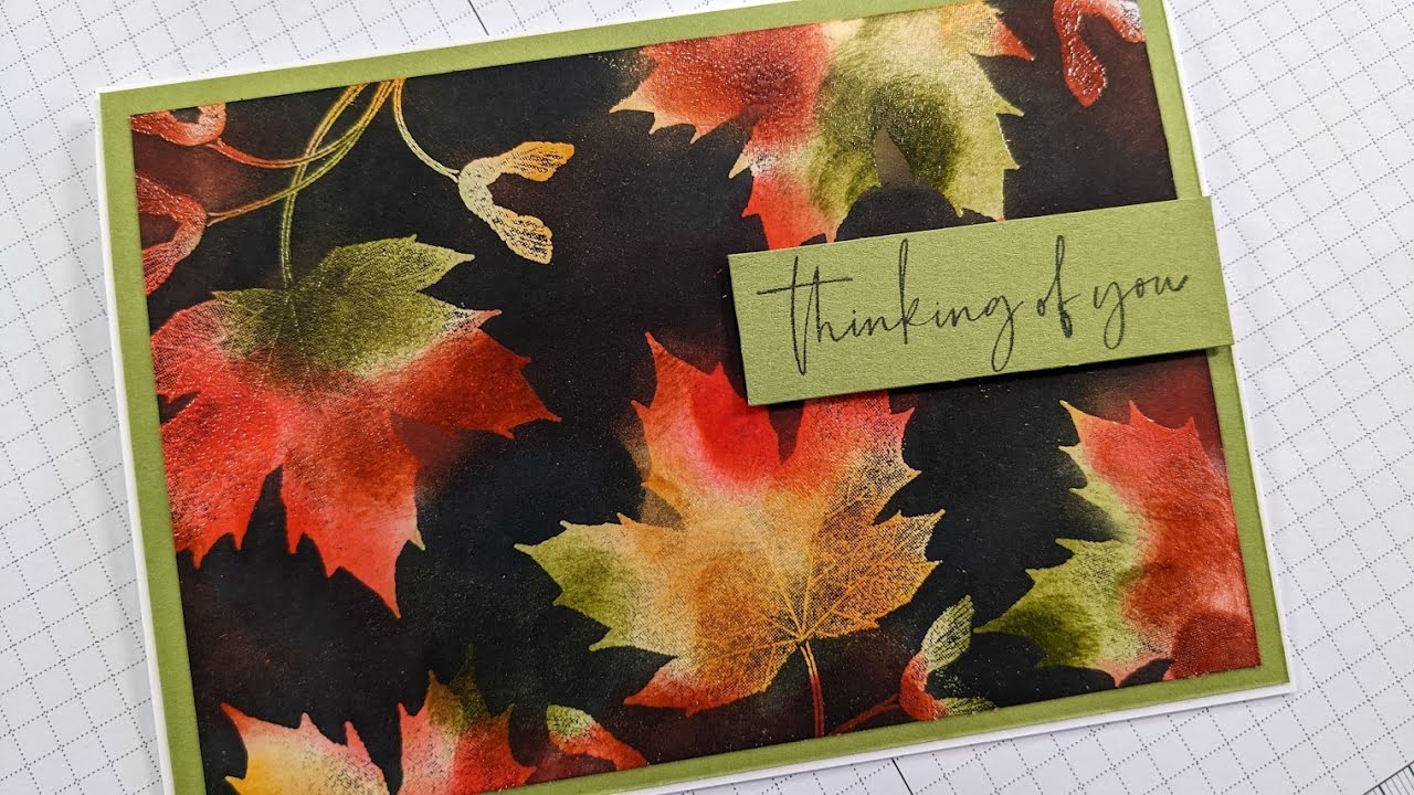 How to make a card with the Joseph's Coat Technique. Two ways - one ...