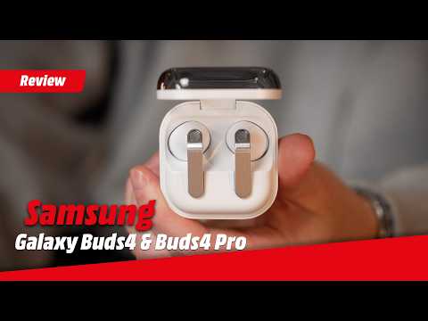 The Samsung Galaxy Buds4 and Buds4 Pro | Top sound, active noise canceling and AI with a beautifu...