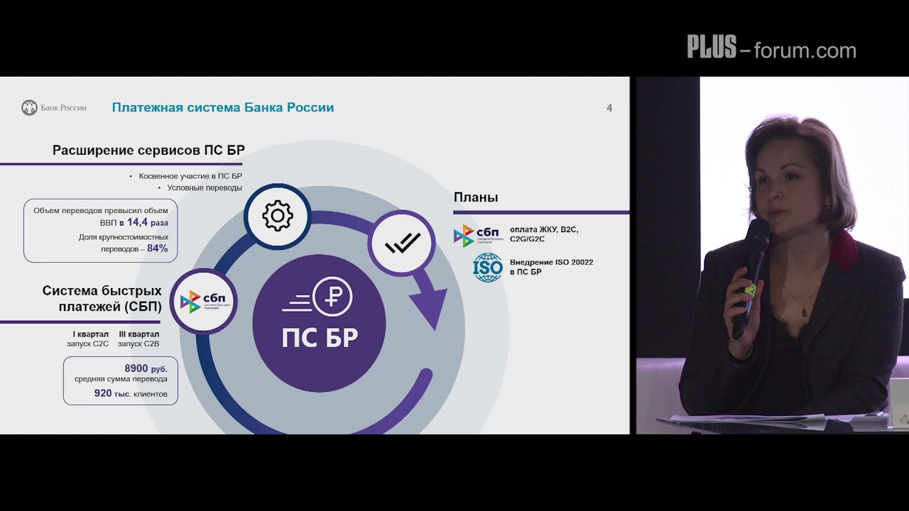 PLUS-Forum. Алла Бакина, ЦБ РФ / Alla Bakina, Central bank of Russia