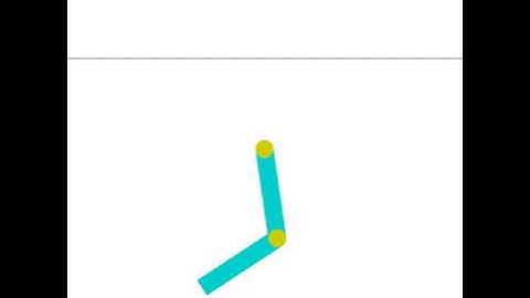 Acrobot with random agent