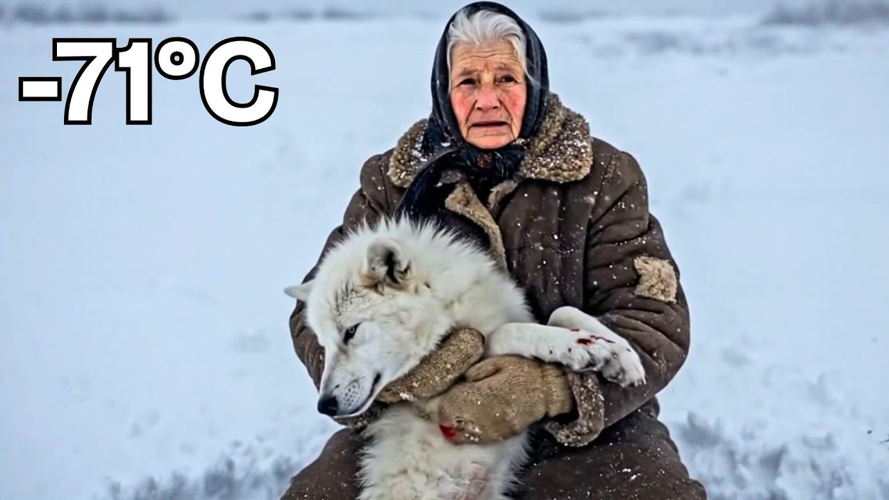 Auntie Mae Rescues a Weak White Wolf Pup in a Blizzard at –71°C ❄️🐺