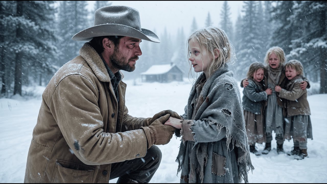 A Cowboy Found Them Starving in a Blizzard — The Oldest Girl's Desperate Final Words Broke Him