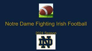 BEST PLAYERS LIST of the 2024 Notre Dame Fighting Irish Football Team!!! REVIEW!!!