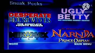 Sneak Peeks Menu 2008