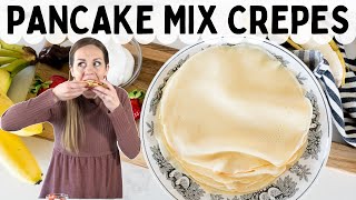 How to Make Pancake Mix Crepes-  Fast, Easy, and Delicious! screenshot 3