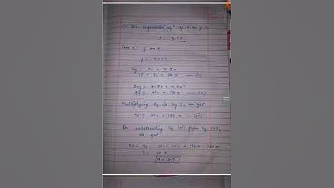 Mathematics project|Class 12th|ISC|The line of best fit using least squares method