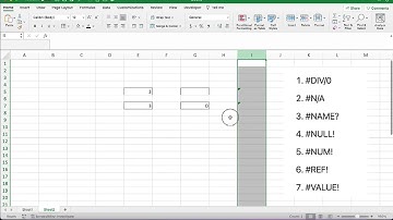 Removing Errors With IFERROR Function - Also Use ISERROR And Conditional Formatting