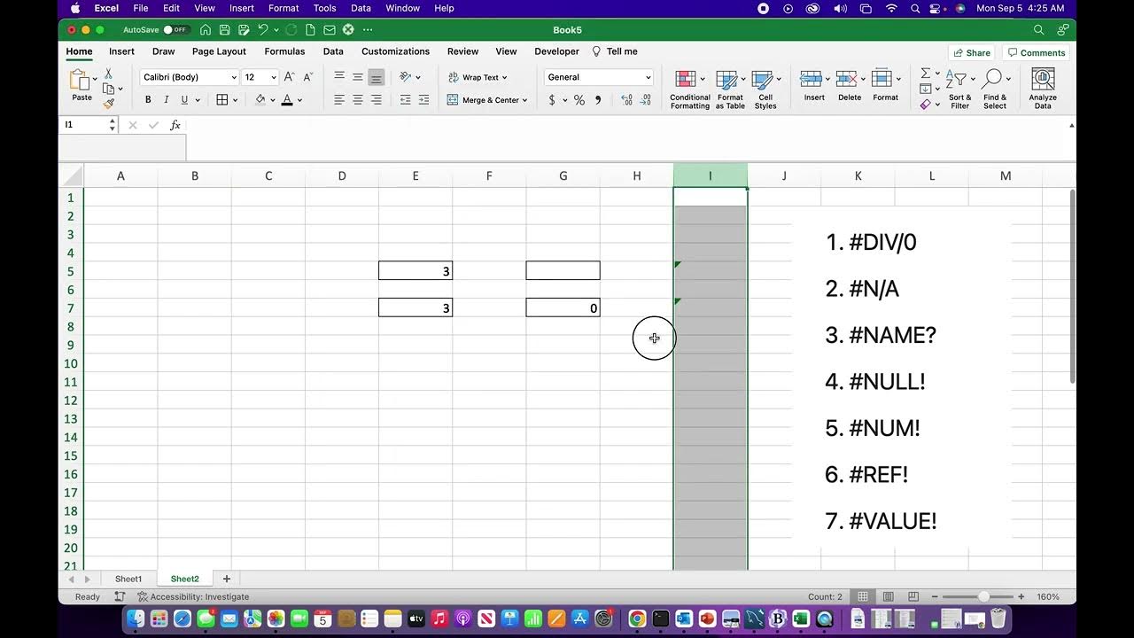 Removing Errors With IFERROR Function - Also Use ISERROR And ...