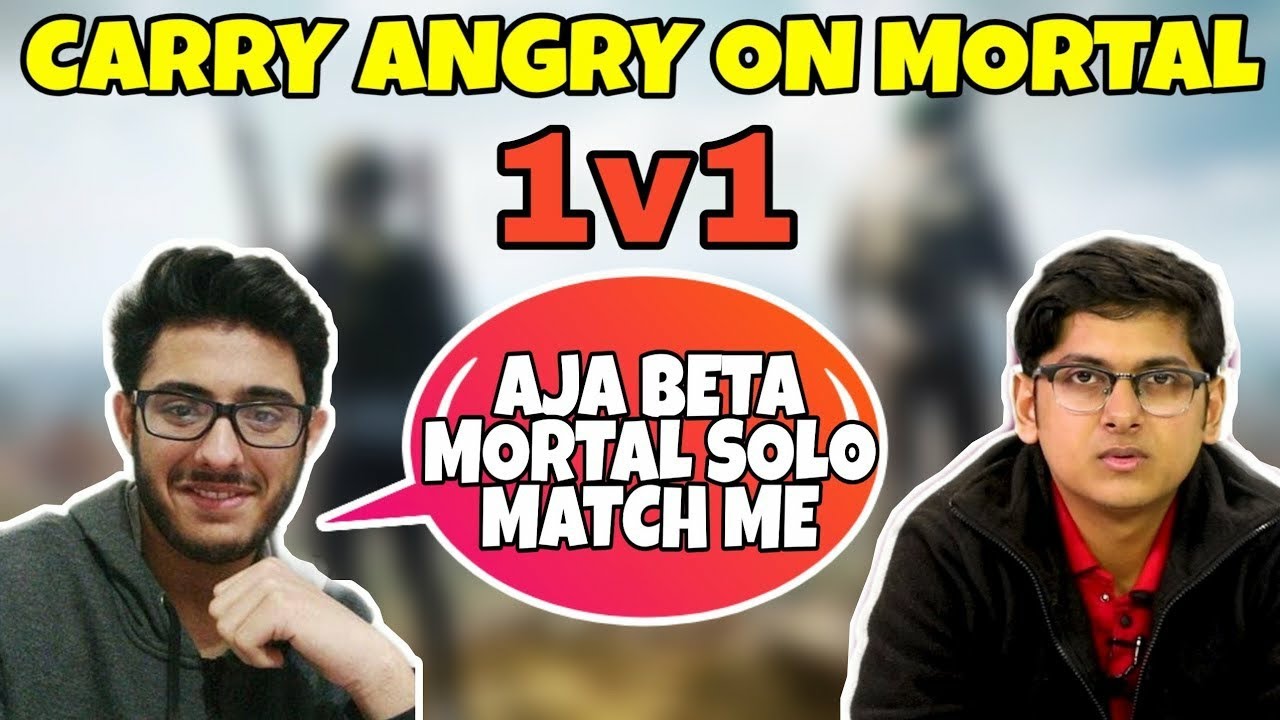 Carryminati open challenge to soul mortal 1 VS 1 Match