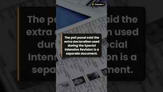 Election Commission separates voter registration forms to stop public confusion | #Shorts