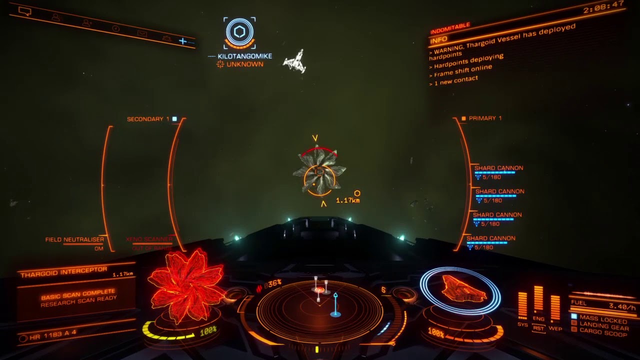 Elite Dangerous - Thargoid Kill In Under 45 Seconds