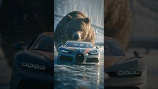 Bugatti vs bear #shorts#shortsviral #shortsfeed #bmw #bmwcardriftshorts #edit #trendingshorts #cars