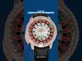 Relógio da #jacobandco com roleta de cassino funcional cravejado com diamantes baguette 💎 #watches