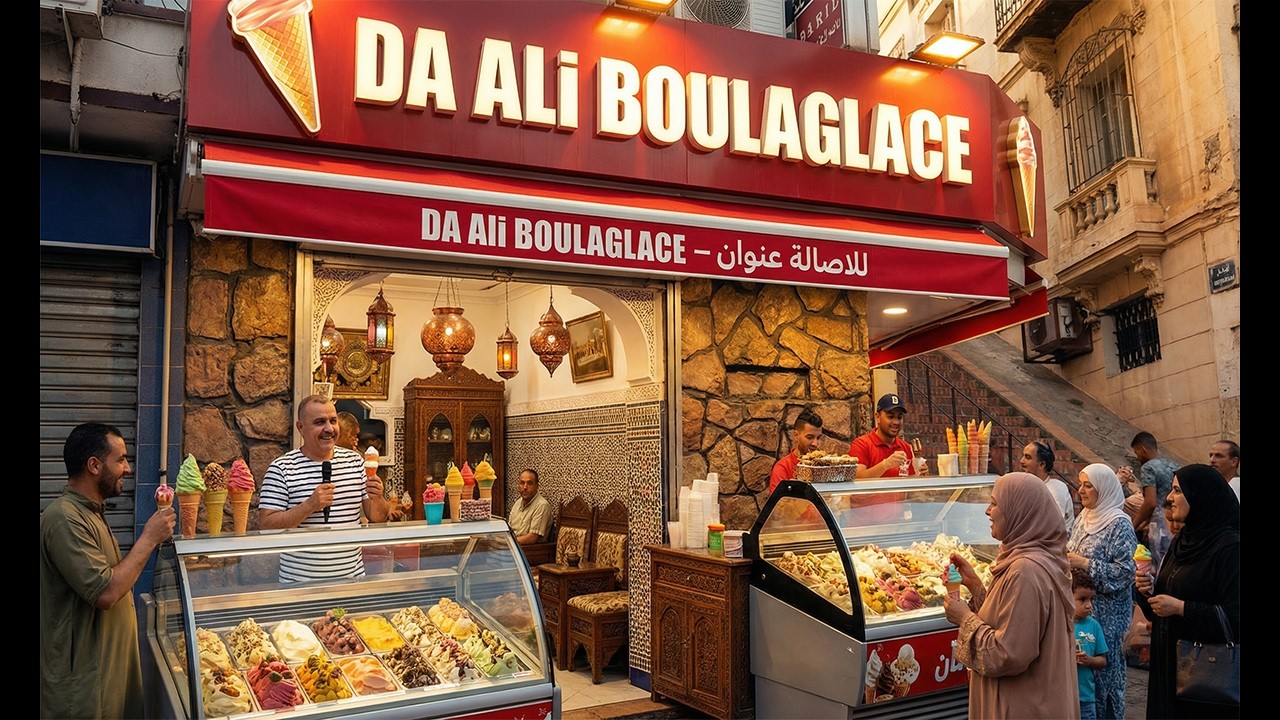 DA Ali BOULAGLACE – للاصالة عنوان | أقدم محل مثلجات في بجاية وتاريخه العريق