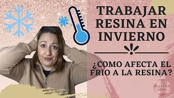 ¿Curará la resina si hace demasiado frío?