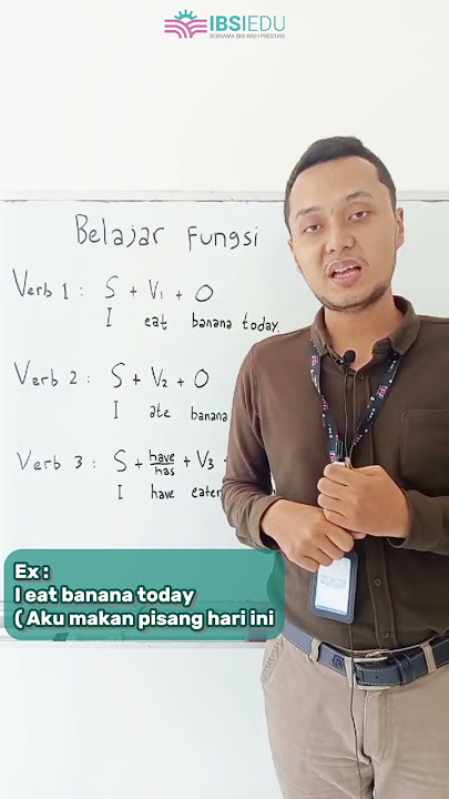 Belajar fungsi Verb 1,2,3