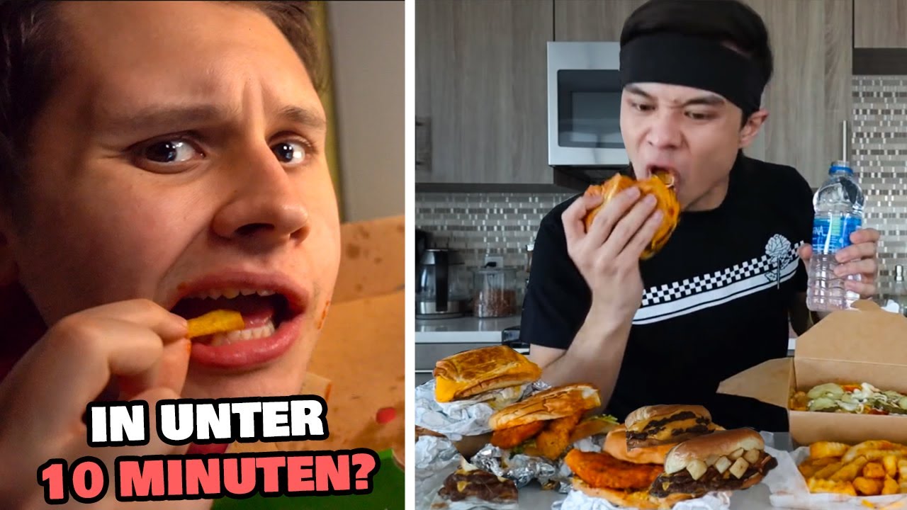 Matt Stonie haut das ganze Mr.Beast Menü weg!🍔🍟  - Evanijo Glubscht👀
