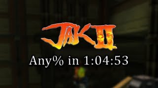 Jak II - Any% Speedrun in 1:04:53