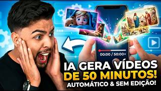 🚀 NOVA IA Cria Vídeos de 50 Minutos Sozinha (Sem Gravar Nada)