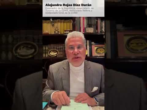 Alejandro Rojas Díaz Durán renuncia a la senaduría del Estado de Morena