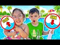 Bóia ou Afunda com Maria Clara MC Divertida e JP | Sink or Float for kids