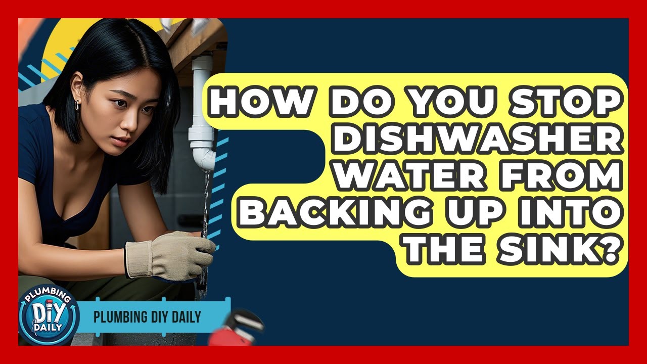 Interesting Info About Water Backing Up Into Dishwasher