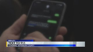 Text to 911 service now available in Jefferson County