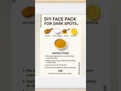 DIY FOR DARK SPOTS