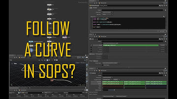 (REUPLOAD) Follow a curve, in SOPS? (Houdini Quick Tip!)