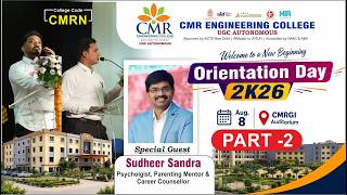 Orientation Day 2026 – Grand Success! || CMR Engineering College || Hyderabad