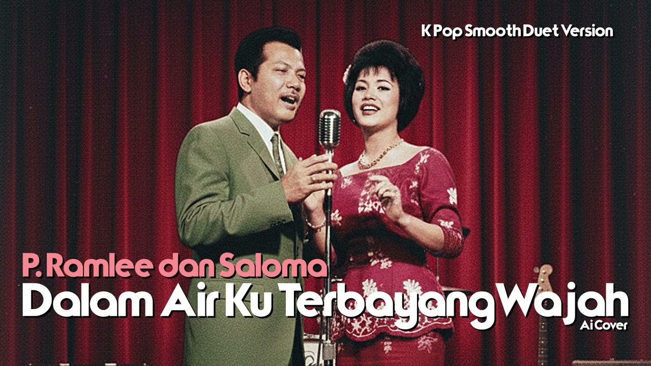 P. Ramlee & Saloma - Dalam Air Ku Terbayang Wajah (AI Cover) - K-Pop Smooth Duet Version