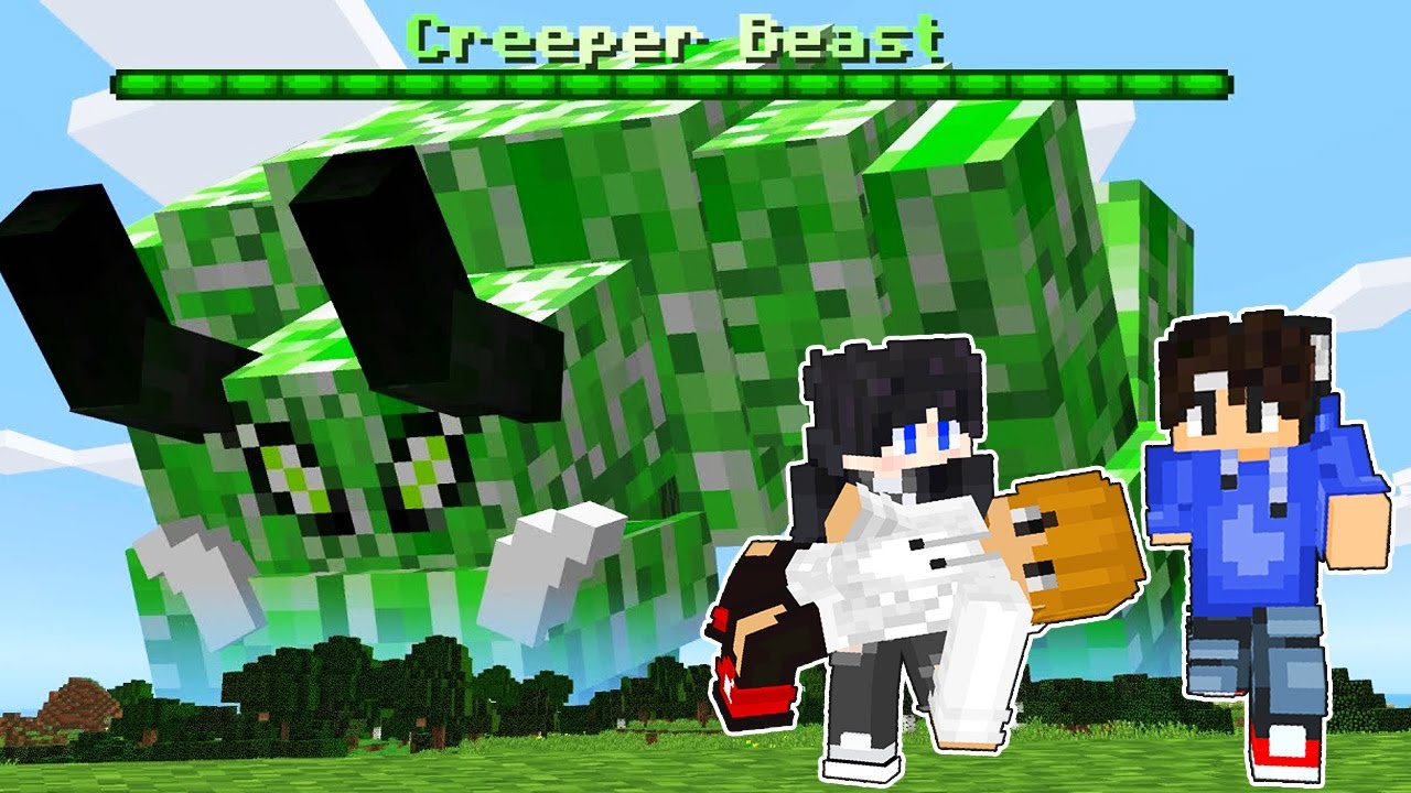 BEAST CREEPER Hunt Us in Minecraft