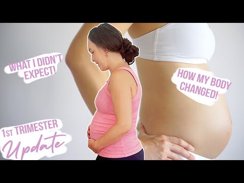 WHAT I DIDN'T EXPECT & HOW MY BODY CHANGED // First Trimester Update PART 3 //  Bump Update