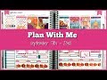 Plan With Me // Hello Fall // Paper &amp; Glam // Erin Condren Hourly Planner