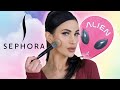 Get Ready With Me - Reviewing the NEW Sephora Pro Brushes + Alien Palette Neutral Eyeshadow Tutorial