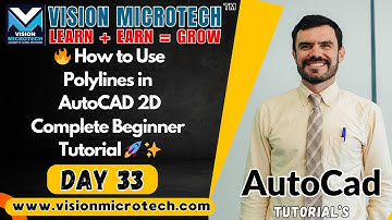 🔥 How to Use Polylines in AutoCAD 2D | Complete Beginner Tutorial 🚀 ✨