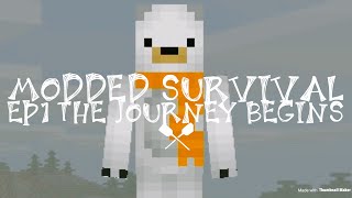 Modded Minecraft PE edition ep.1 the journey begins screenshot 1
