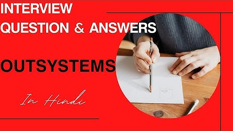 Outsystems Interview Question & Answer | part-2 | MCQ interview questions | Outsystems in hindi |
