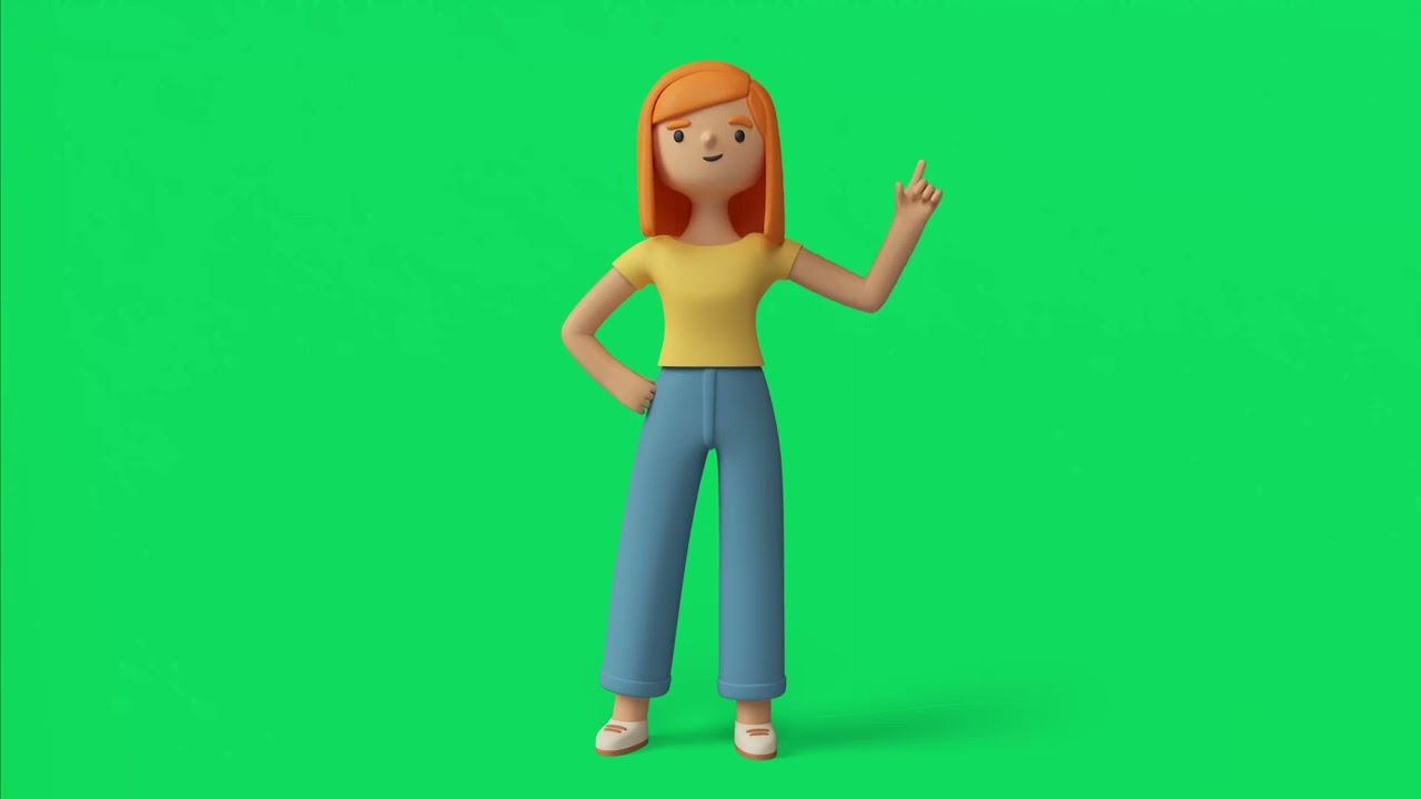 We Made 3D Female Character Green Screen (And This Happened)