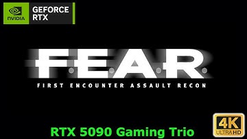 RTX 5090 F.E.A.R. 4K 60FPS Benchmark